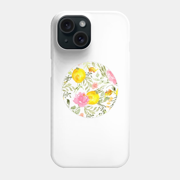 Fruits and Florals | Watercolor Phone Case by Harpleydesign