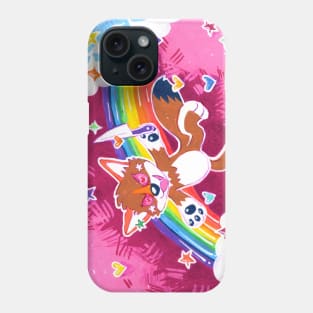 Stabby Stabby Kawaii Ookami Phone Case