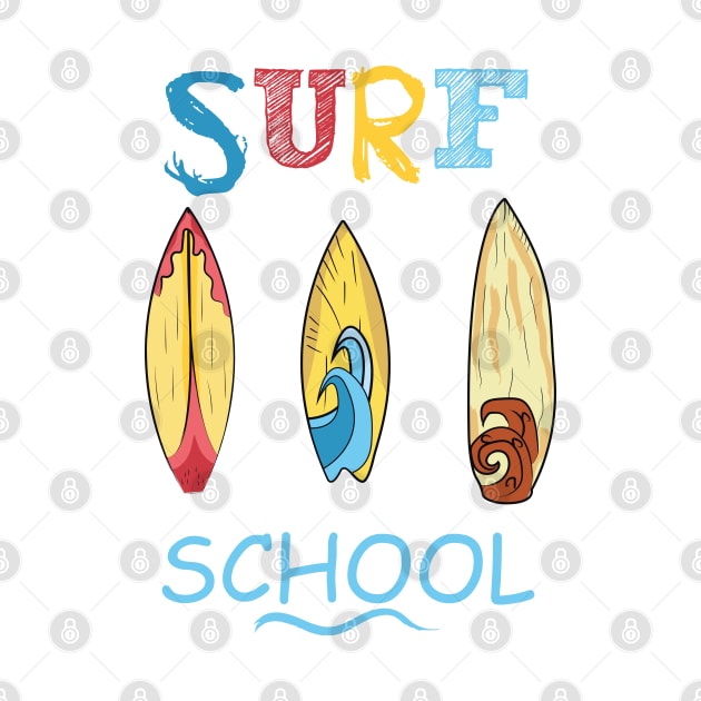 Stylish Surf school by playmanko