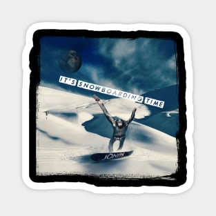 snowboarding time Magnet