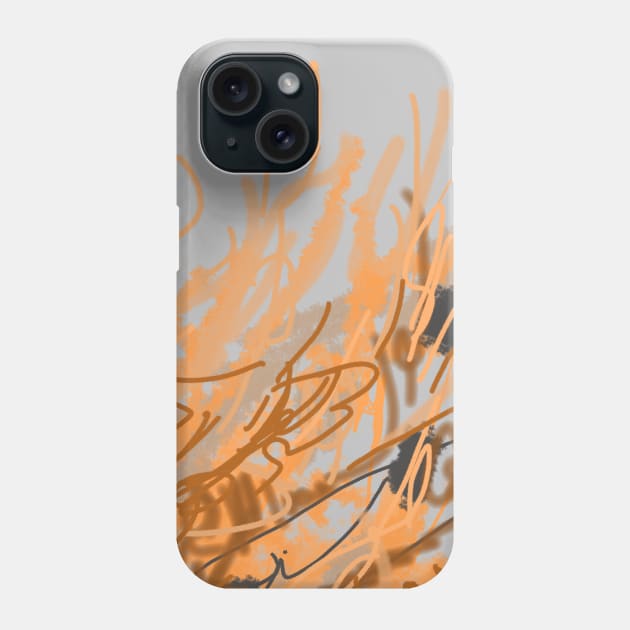 Orangey Sea Phone Case by jen28