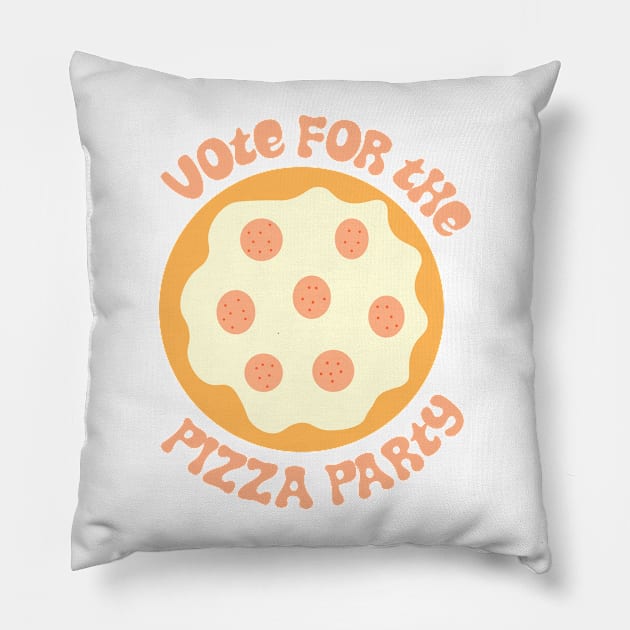 Vote for the Pizza Party Pillow by dumbbunnydesign