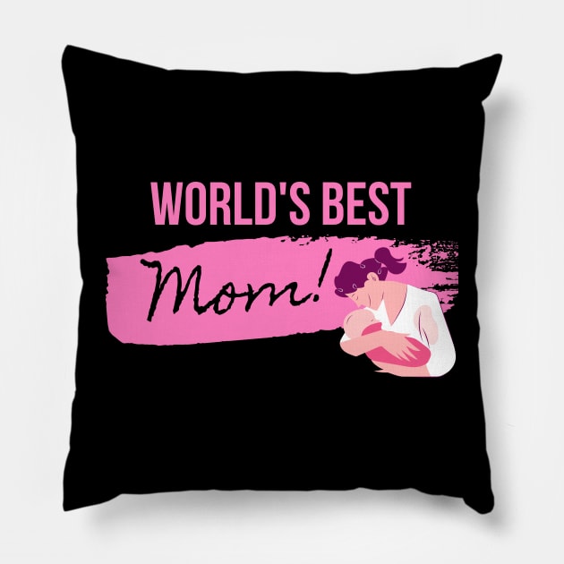 world's best mom Design Pillow by luxeshirt