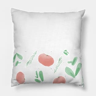 Freshly Picked Italian Tomatoes and Herbs Pillow