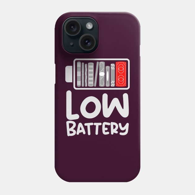 Low Battery Phone Case by Chimerillaneous