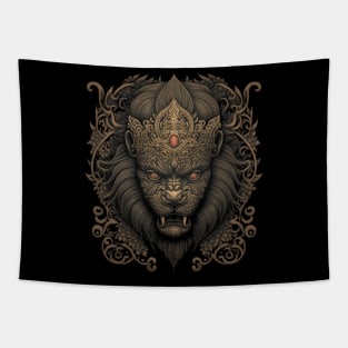 Lion decorated with Javanese ornaments Tapestry
