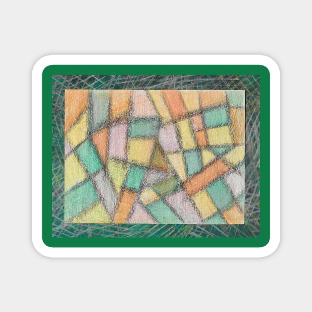 Patchwork - 3 Magnet by walter festuccia