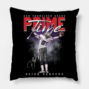 Deion Sanders - San Francisco 49ers Original Aesthetic Tribute 〶 Pillow