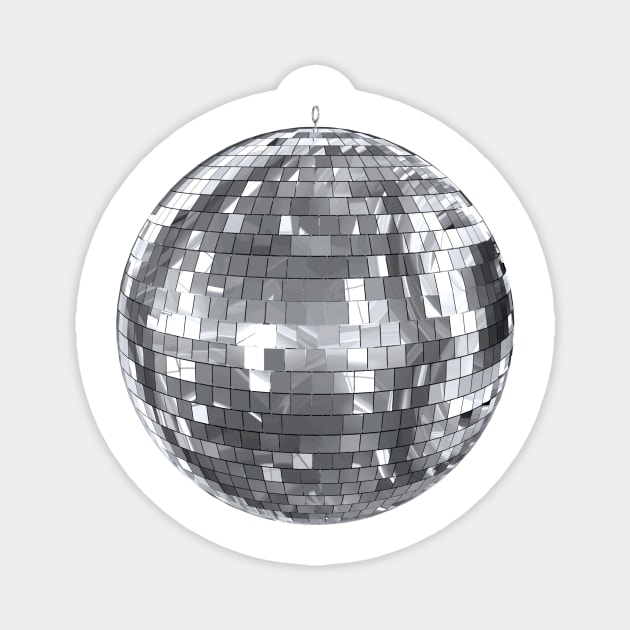 disco ball Magnet by twothousands