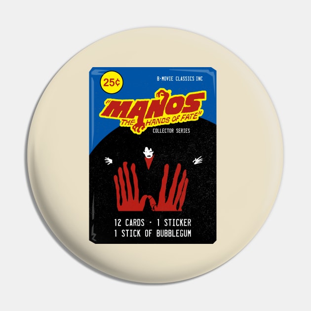 Manos Bubblegum Cards Pin by GloopTrekker