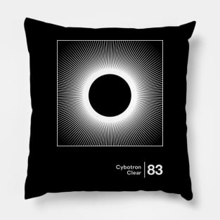 Cybotron / Minimalist Graphic Artwork Design Pillow