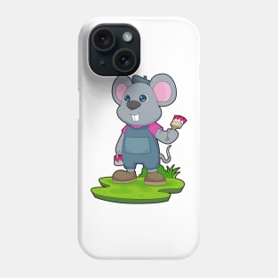 Mouse Painting Paint brush Phone Case