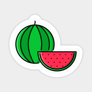 Delicious watermelon and chill Magnet