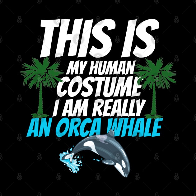 This is my human costume i am really an orca whale halloween by Nadey