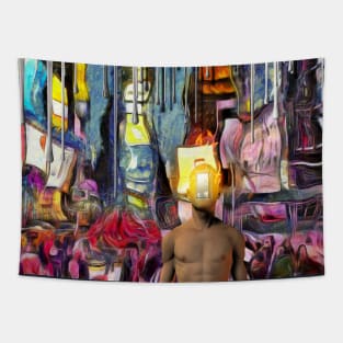 Burning Mind Times Square Tapestry