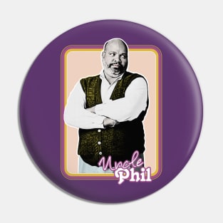 Uncle Phil /// Original Retro Style Design Pin