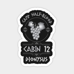 Cabin #12 in Camp Half Blood, Child of Dionysus – Percy Jackson inspired design Magnet