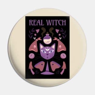 Real Witch Pin