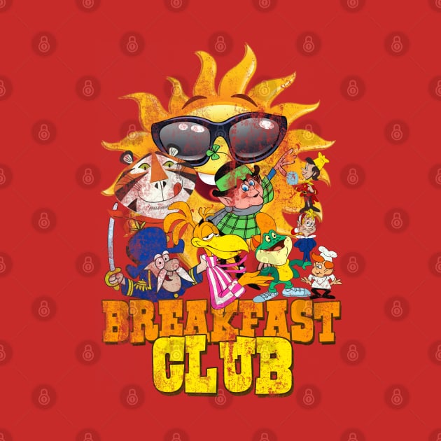 Breakfast Club - cereal mascots of yesteryear by woodsman