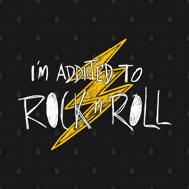 Rock n Roll Music funny quotes by Luwa Apparel