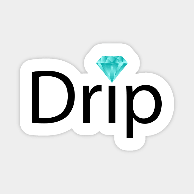 Drip being drippy artsy Magnet by DinaShalash