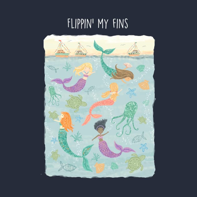 Flippin' your fins mermaids by tfinn