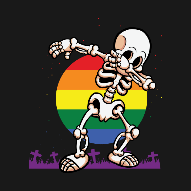 Dab Dancing Skeleton Funny by ARTGUMY