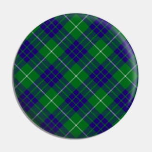 Clan Hamilton Green Hunting Tartan Pin