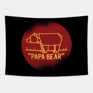 Papa Bear Design Tapestry