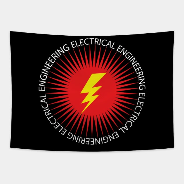 electrical engineering, electricity engineer Tapestry by PrisDesign99