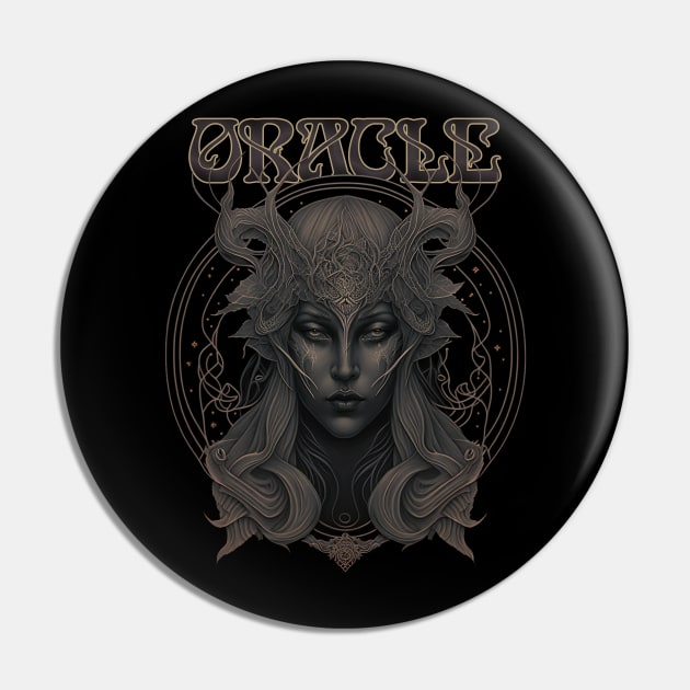 Oracle - Ancient Witch Priestess of Prophecy Art Nouveau - Oracle - Pin ...