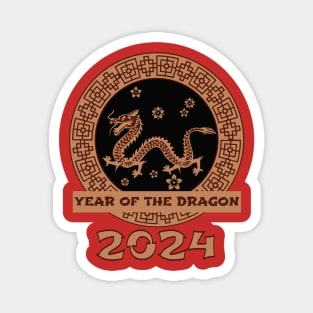 2024 year of the dragon Magnet