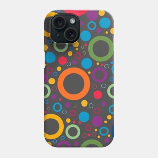 Merry Christmas Santa Decorations & Circles Phone Case