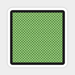 Green scale pattern Magnet