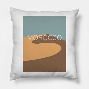 Morocco Sahara Desert Pillow