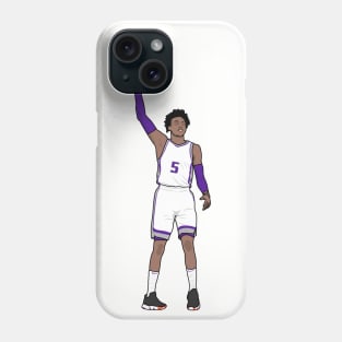 deaaron and three fingers Phone Case