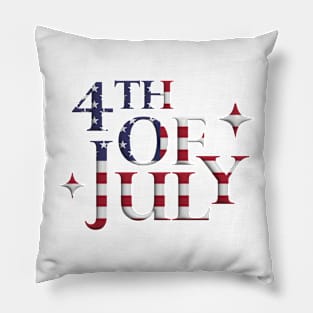 4th of July 3D Pillow