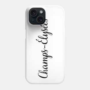 Champs-Élysées Paris Neighborhood Parisian Quartiers Luxury Avenue Phone Case