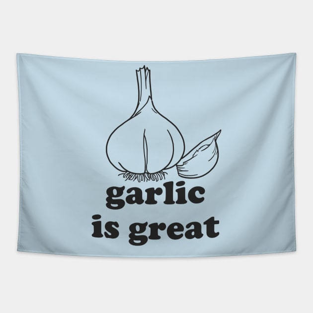 Garlic is Great Tapestry by hotherbaltees