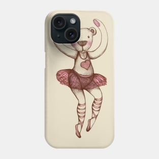 Ballerina Teddy Phone Case