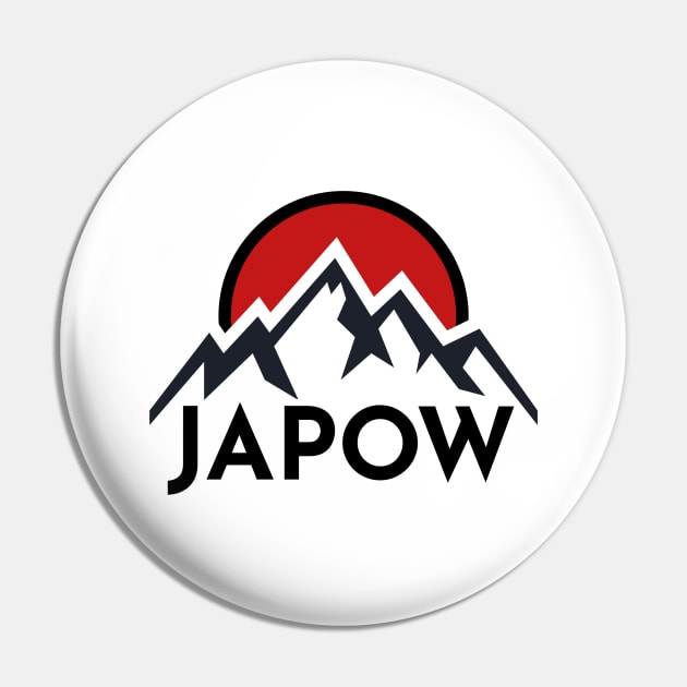 JAPOW Japan Powder Snow Snowboard Sticker | Burton Nitro Capita Vans Pin by susugroo