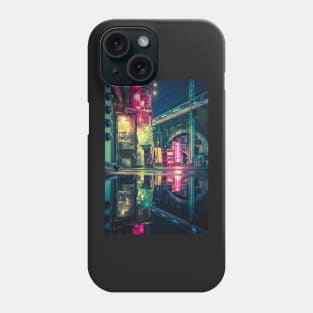 Reflection of Neo Tokyo Phone Case