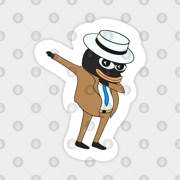 Tux Penguin meme sticker Magnet by it-guys