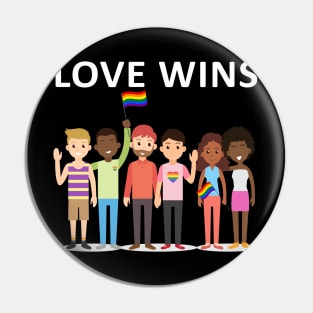 Love Wins, Love Wins design Pin