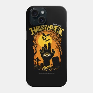 halloween scary nigth Phone Case