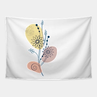 Flower hand draw Tapestry