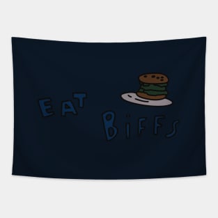 Eat Biffs Burger Tapestry