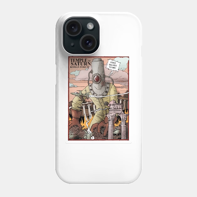 Temple Of Saturn Phone Case by Froobius