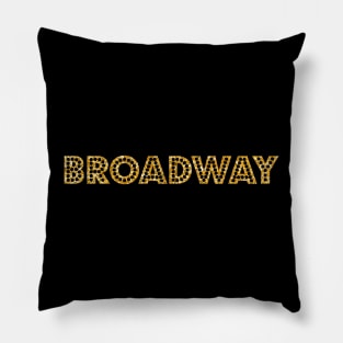 Broadway gold glitter Pillow