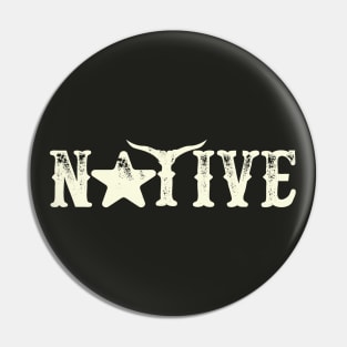 Texas Native_light color Pin